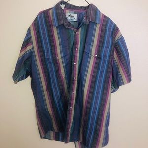 Roper Pearl Snap Striped Western Shirt